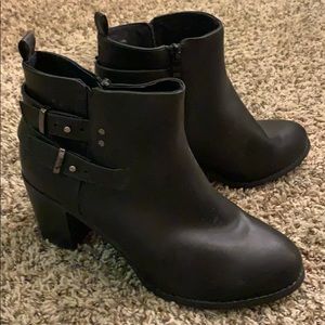 New Torrid Size 12W Black Heeled Booties